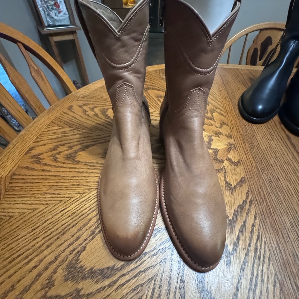 Men’s Tecovas Brown Leather Cowboy Boots